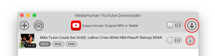 Iniciar o download de vídeos do Rumble